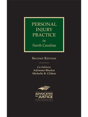 cover image of Personal Injury Practice in North Carolina